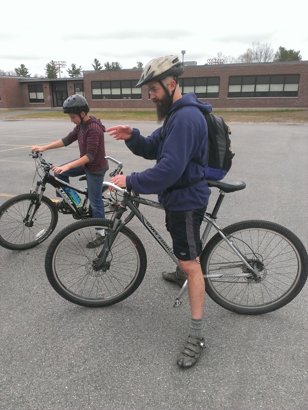 Sanford Junior High Bike Club First Ride